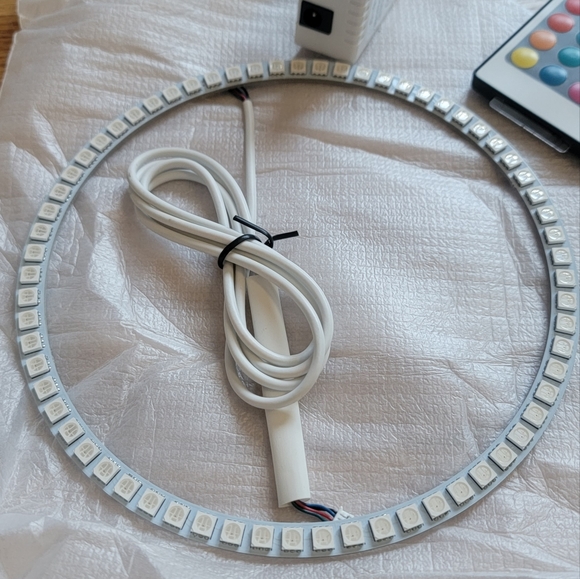 Universal 7" LED Angel Eyes Halo Rings for Jeep Wrangler JK - Picture 5 of 9